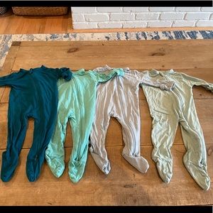 Kyte Baby Zippered Footie Onesies 0-3 Months